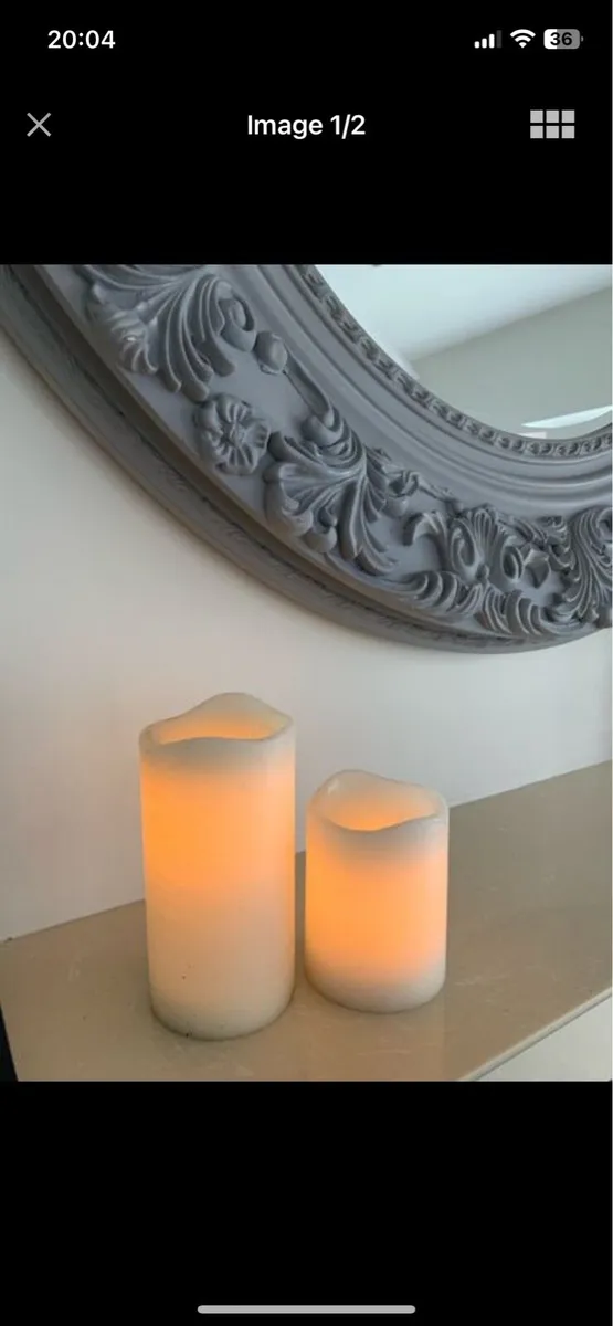 Battery Lit Candles - Image 1
