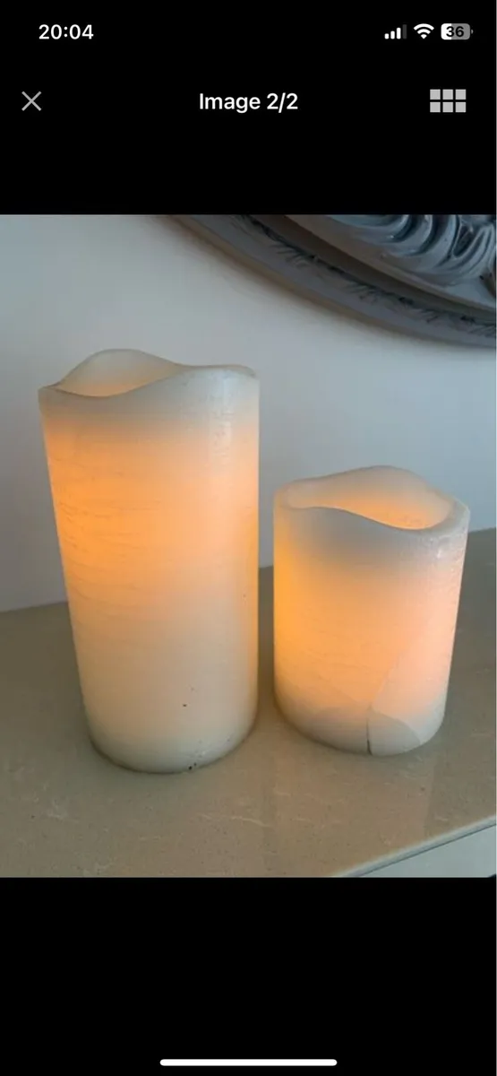 Battery Lit Candles - Image 2