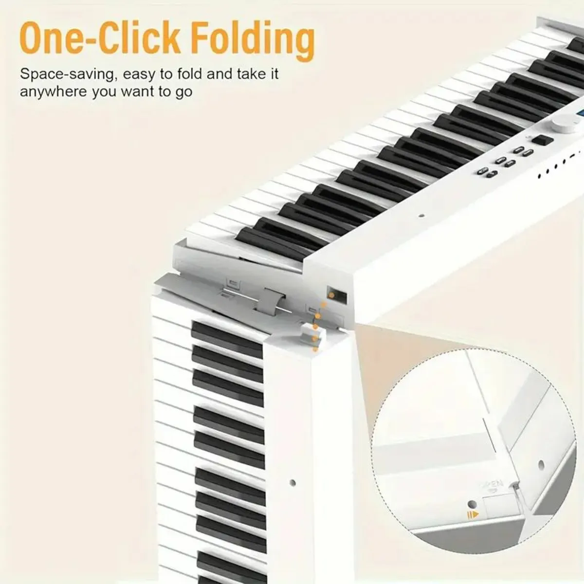 Portable 88-Key Smart Electronic Piano - Image 2