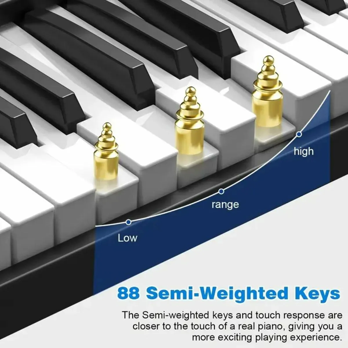 Portable 88-Key Smart Electronic Piano - Image 3