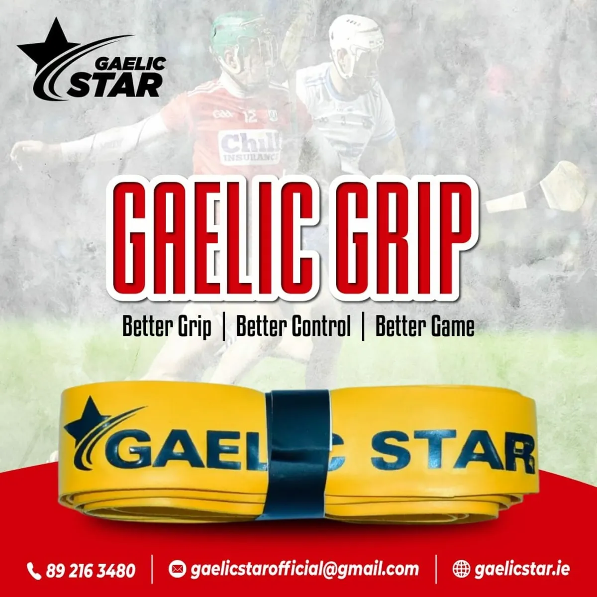 12 long hurling grips with free delivery - Image 2