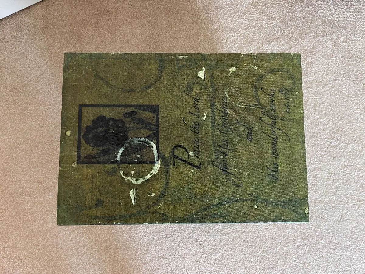 Vintage wooden "book" box - Image 4