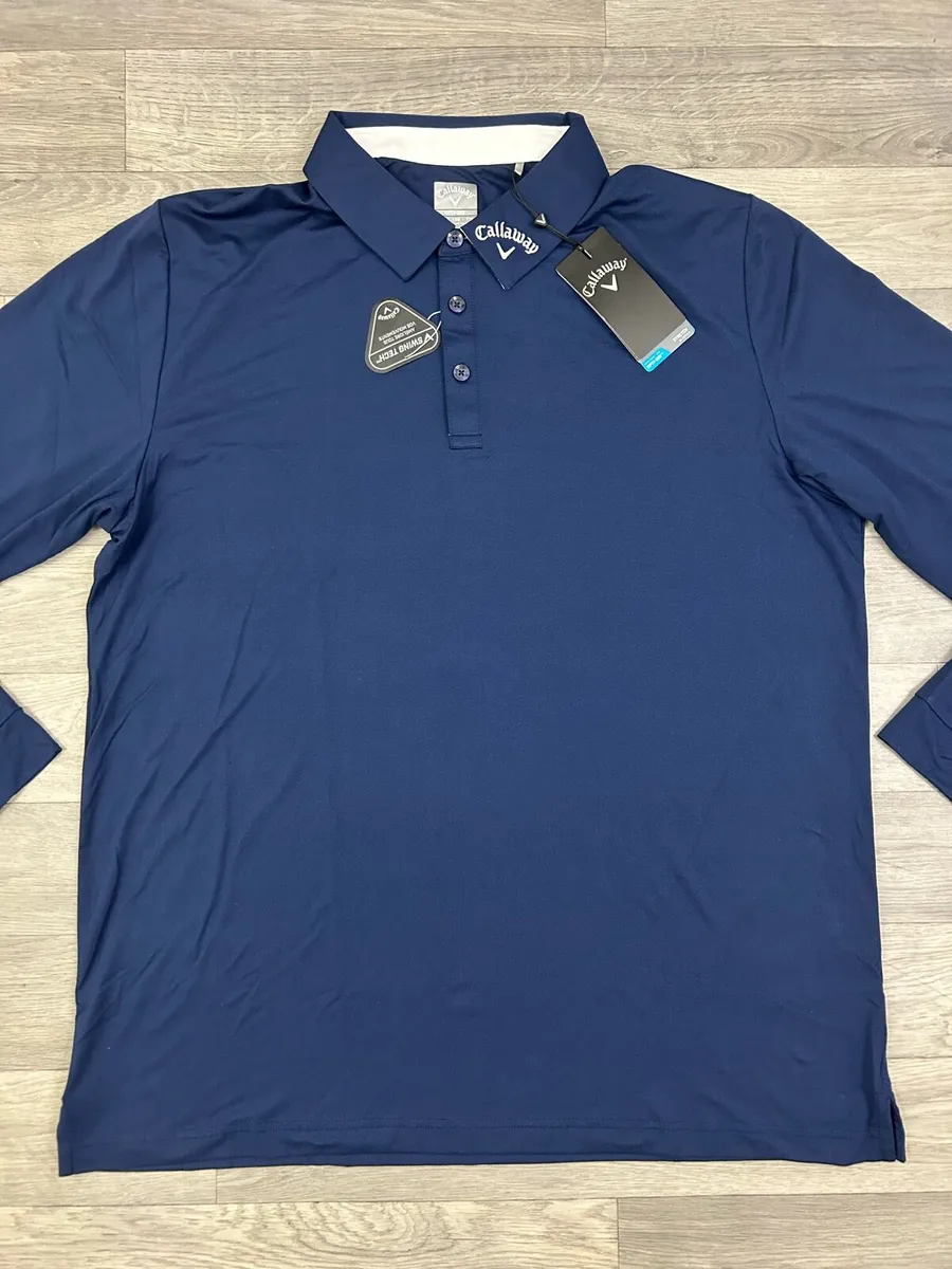 NEW Callaway Long Sleeve Golf Polo Shirt Mens XXL - Image 2