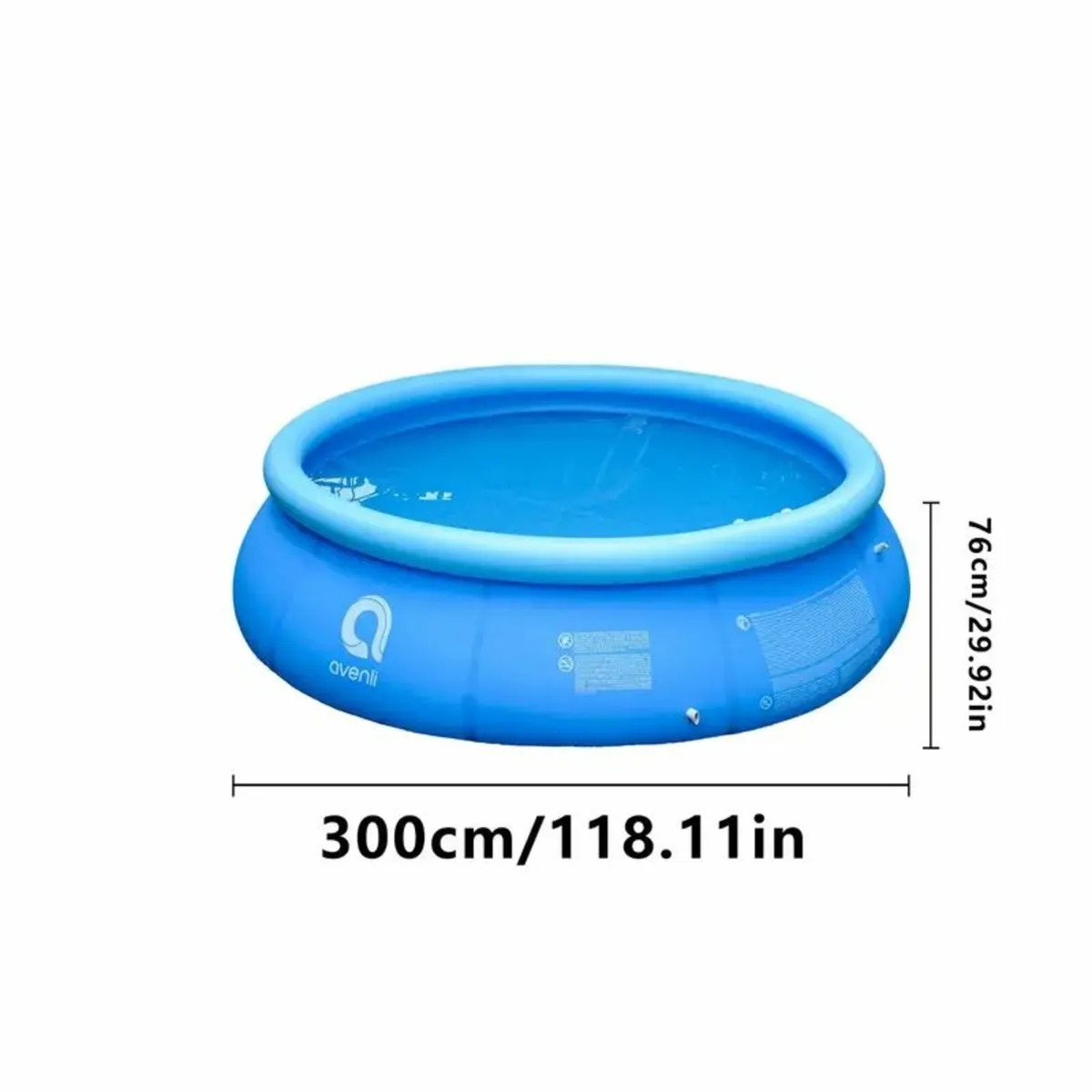 Avenli Large Outdoor Inflatable Pool - Image 3
