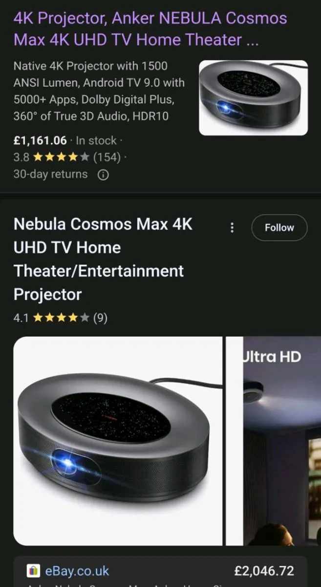 Good Bad and the Ugly Cosmos Max 4k Projector - Image 4