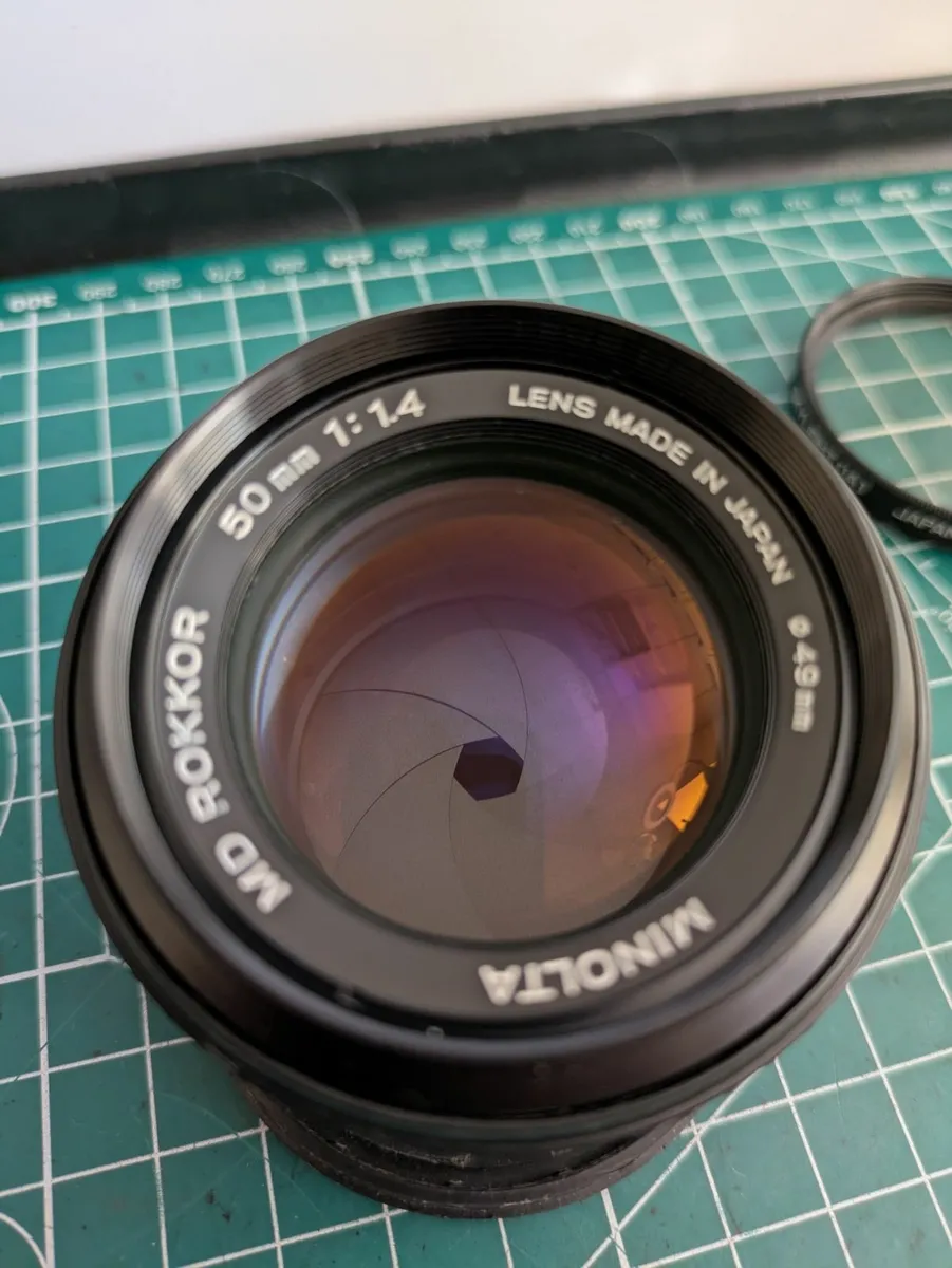 Minolta MD Rokkor 50mm 1.4 lens (SR/ MD mount) - Image 1