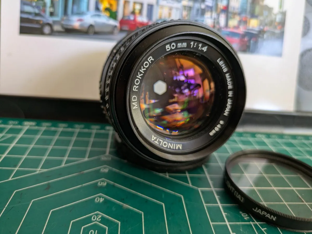 Minolta MD Rokkor 50mm 1.4 lens (SR/ MD mount) - Image 2