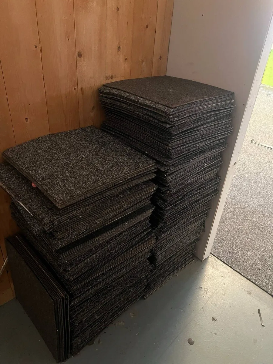 Used Carpet Tiles - Image 1
