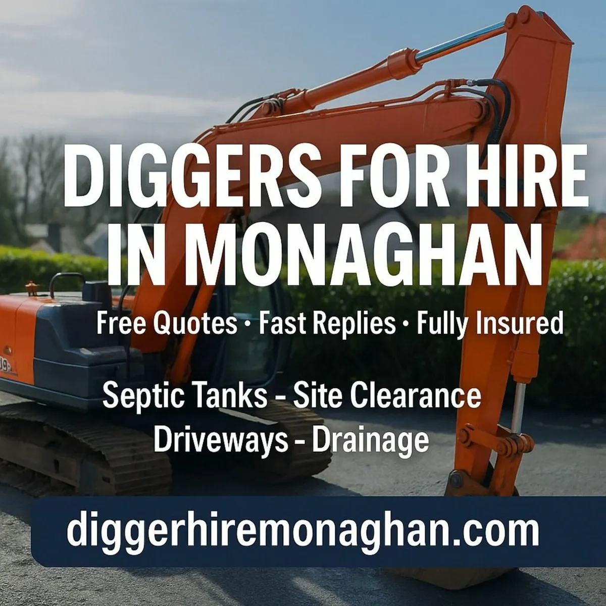 Digger Hire Monaghan – Groundworks & Site Prep - Image 1