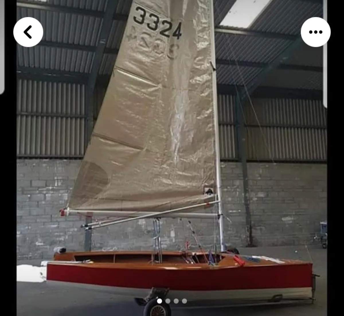 Merlin Rocket Sailing Dinghy - Image 1