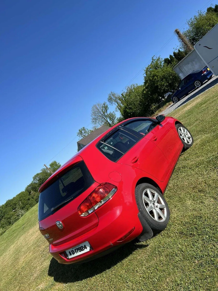 Mk 6 Volkswagen Golf Red - Image 2