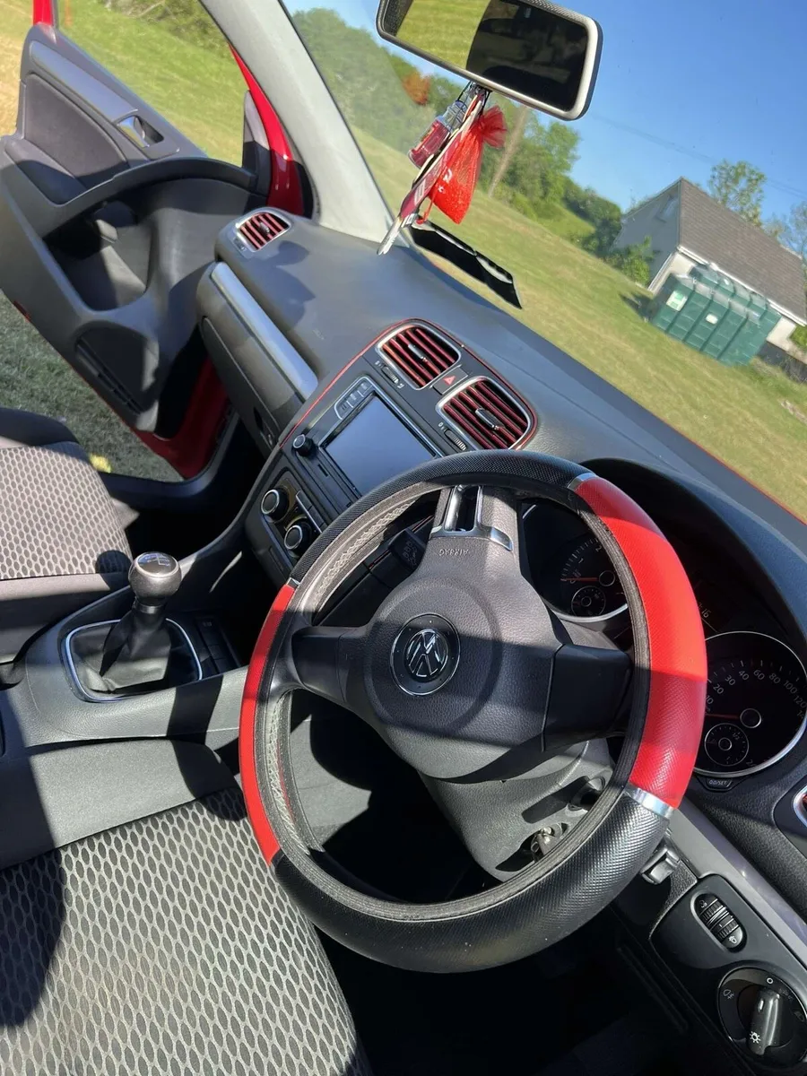 Mk 6 Volkswagen Golf Red - Image 3