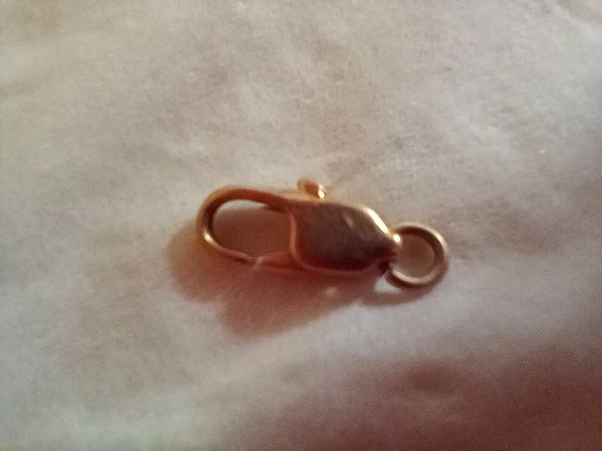 14 ct gold lobster claw clasp - Image 1