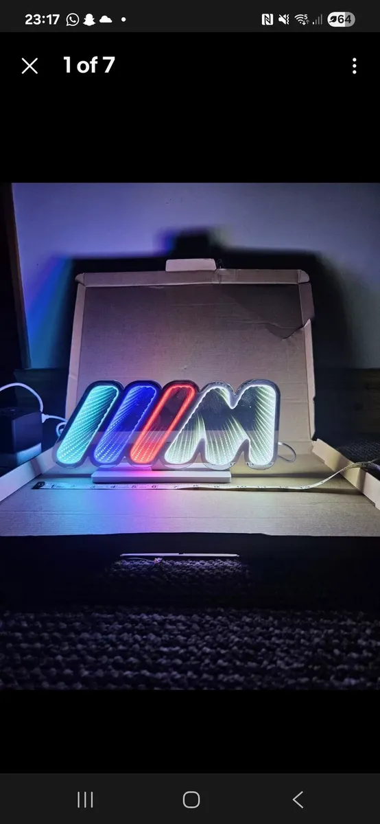 Bmw led neon m performance m sport sign new - Image 1