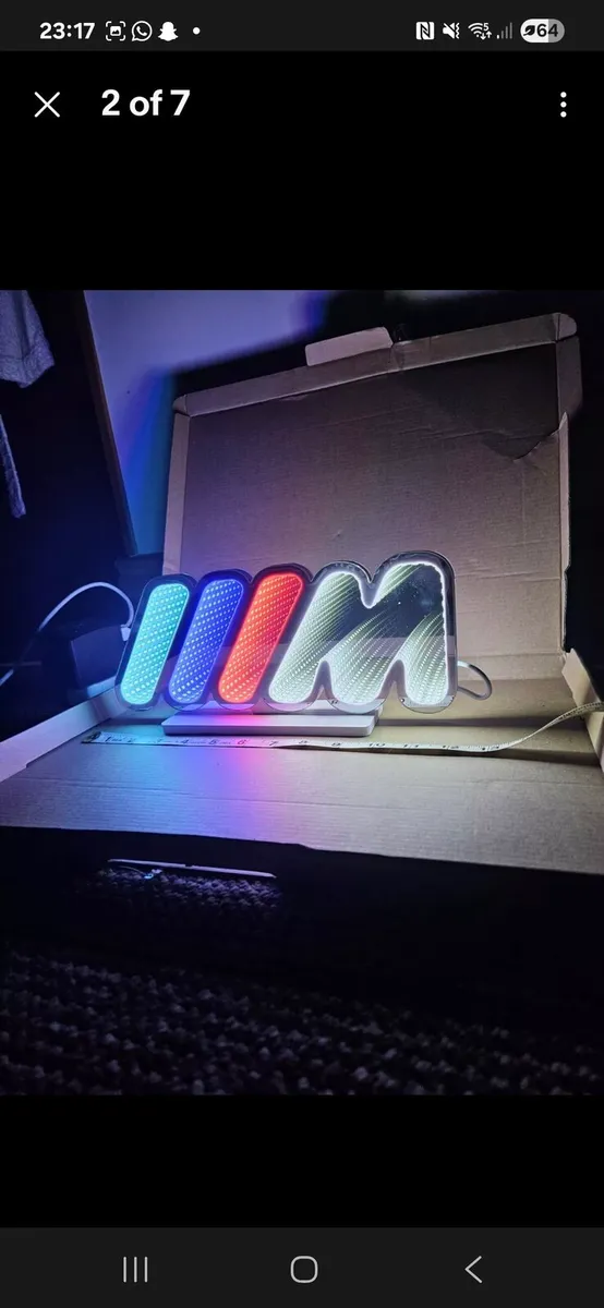 Bmw led neon m performance m sport sign new - Image 2