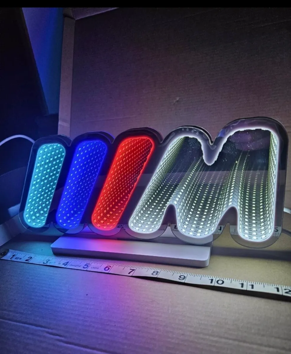 Bmw led neon m performance m sport sign new - Image 3