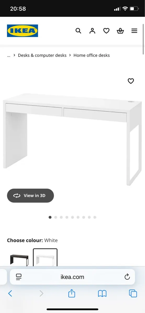 Ikea Office Desk Micke - Image 1