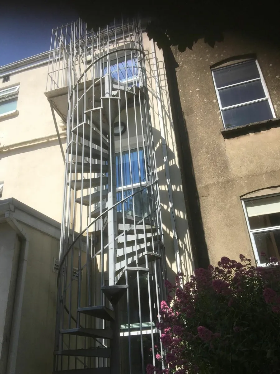 Fire escape, stairs, spiral stairs - Image 1