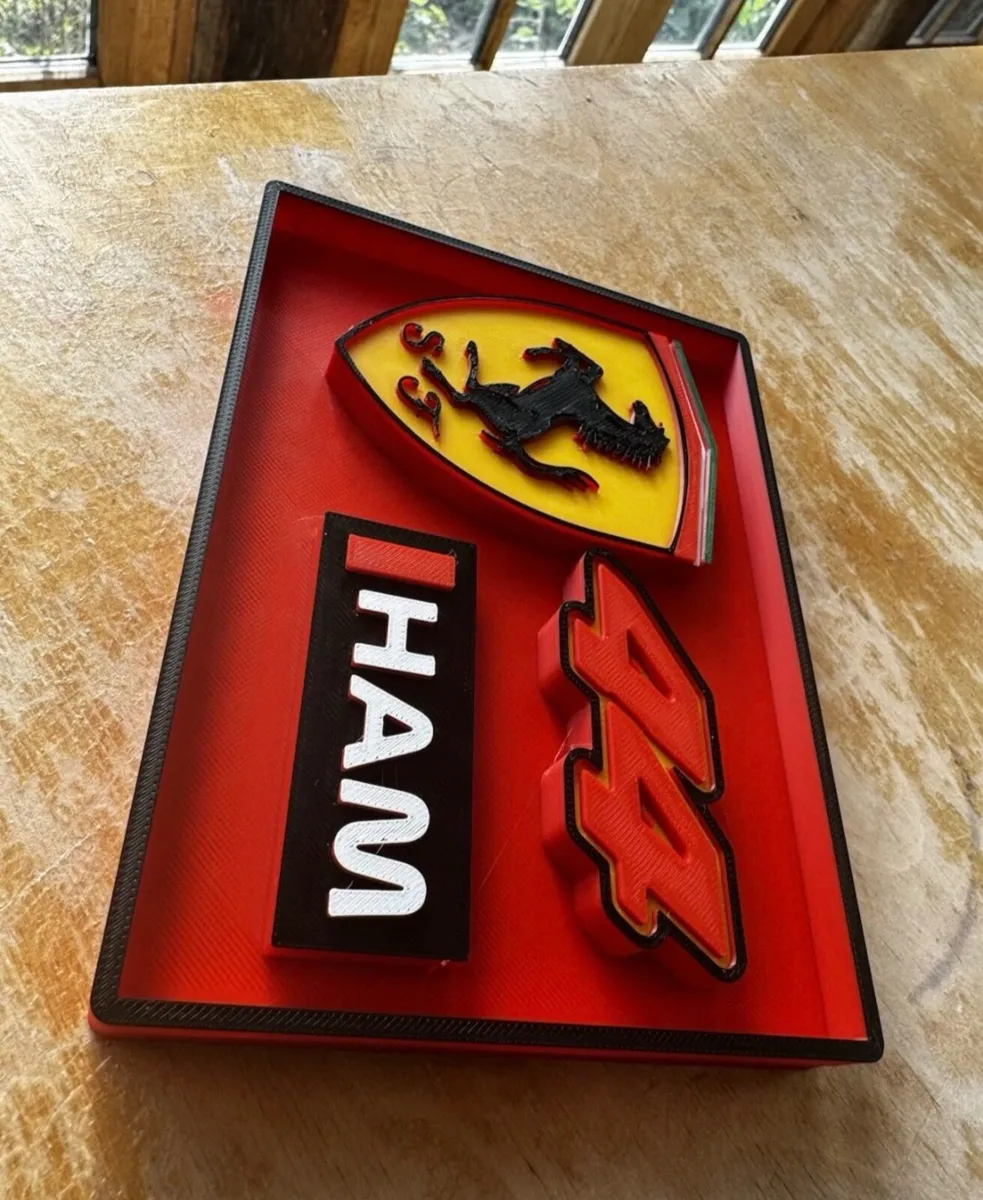 Lewis hamilton ferrari f1 team logo new mancave - Image 4