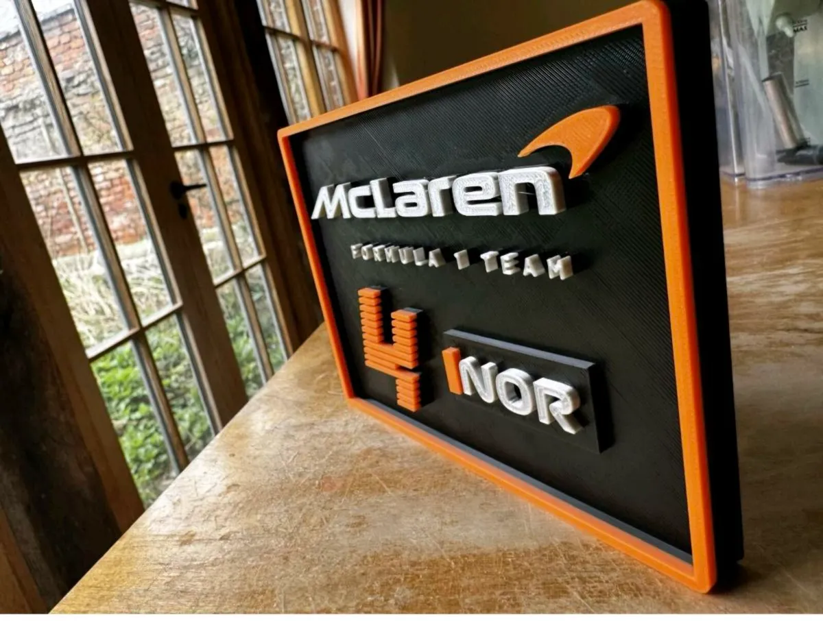 Lando norris f1 mclaren team logo brand new - Image 1