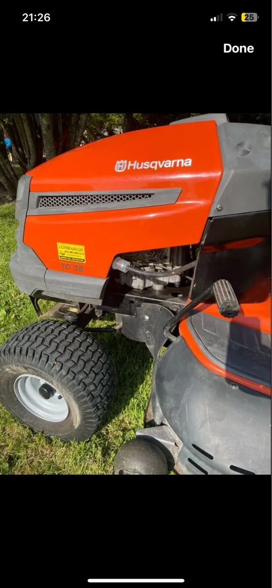 Husqvarna ride on - Image 2