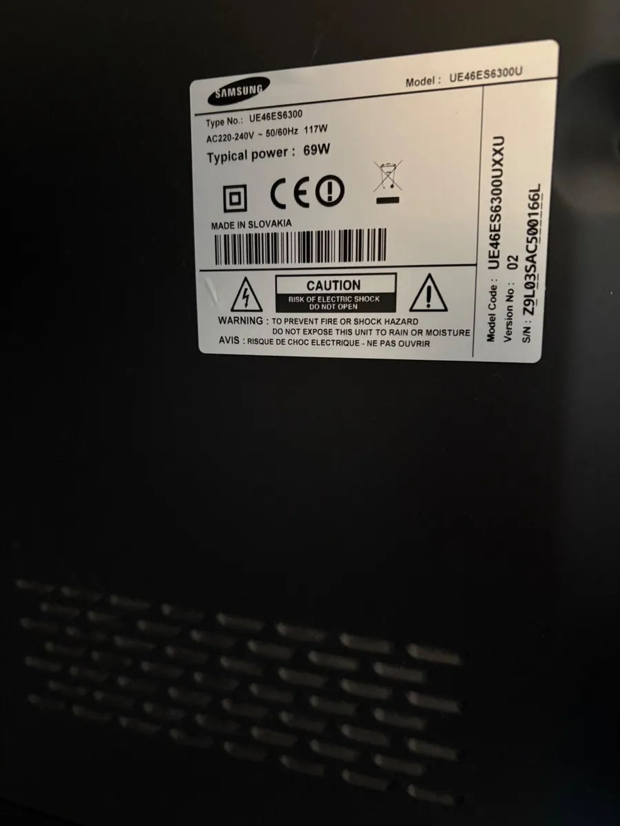 Samsung 46”3D LED Smart TV - Image 2