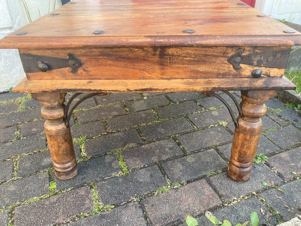 Vintage jaipur Indian coffee table - Image 1