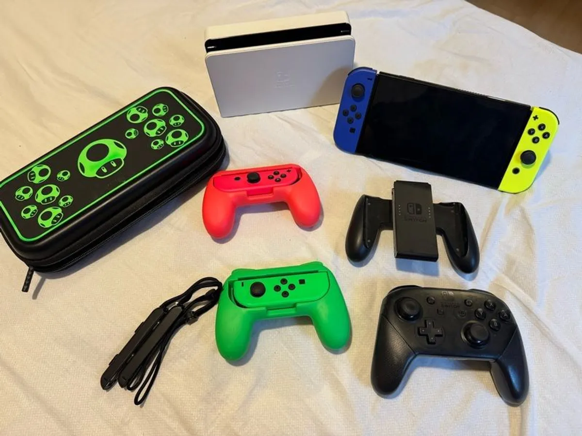Nintendo Switch OLED with Accessories - Image 3
