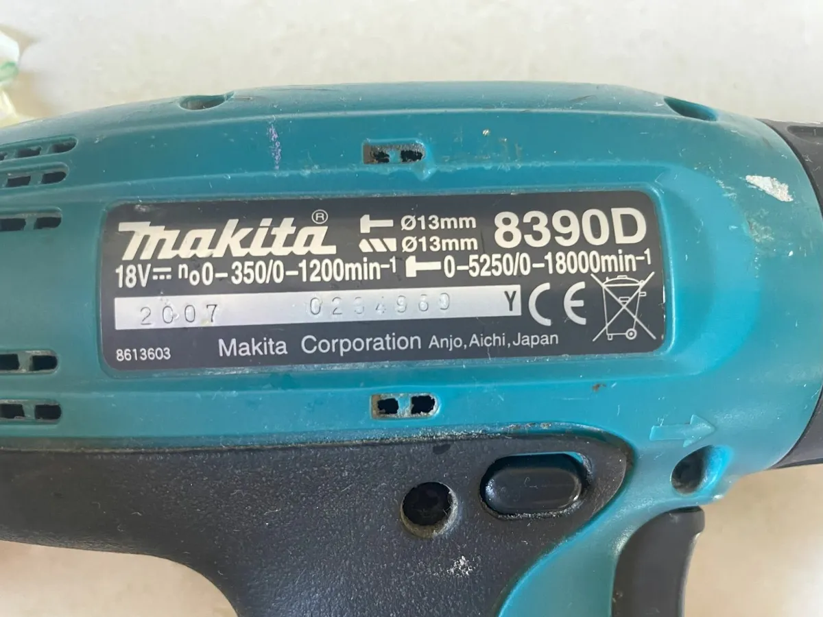 Makita 18V Power Drill/Hammer/Screwdriver €35 - Image 2