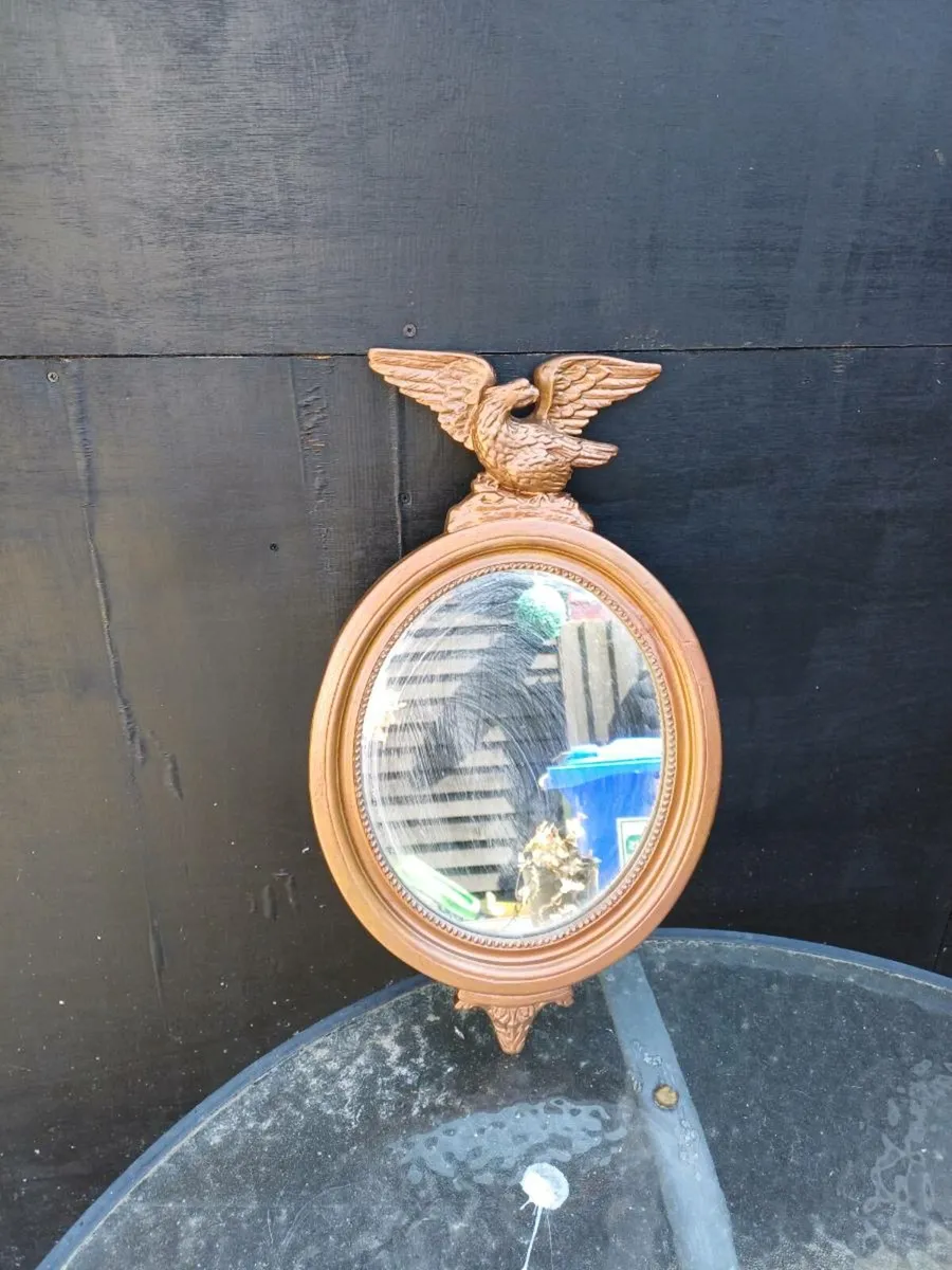 1930s Eagle Convex Mirror - Image 4