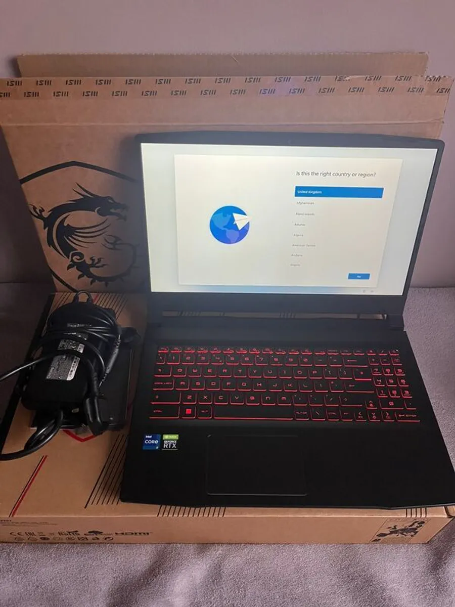 Msi Gf66 11ue/i7-11800h/16gb Ram/512gb Ssd/3060/15 - Image 1