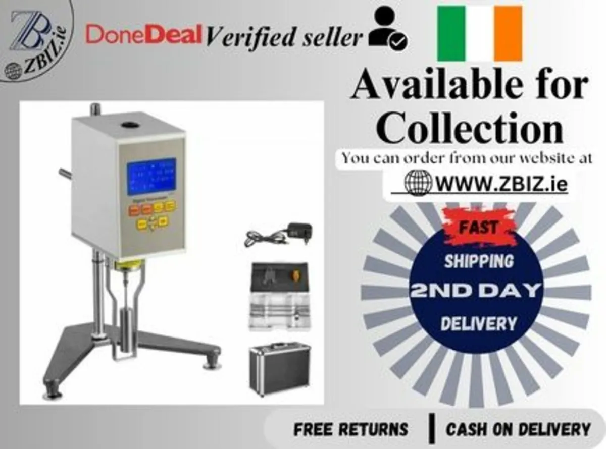 Laboratory Viscometer: Large Range with LCD - Image 1