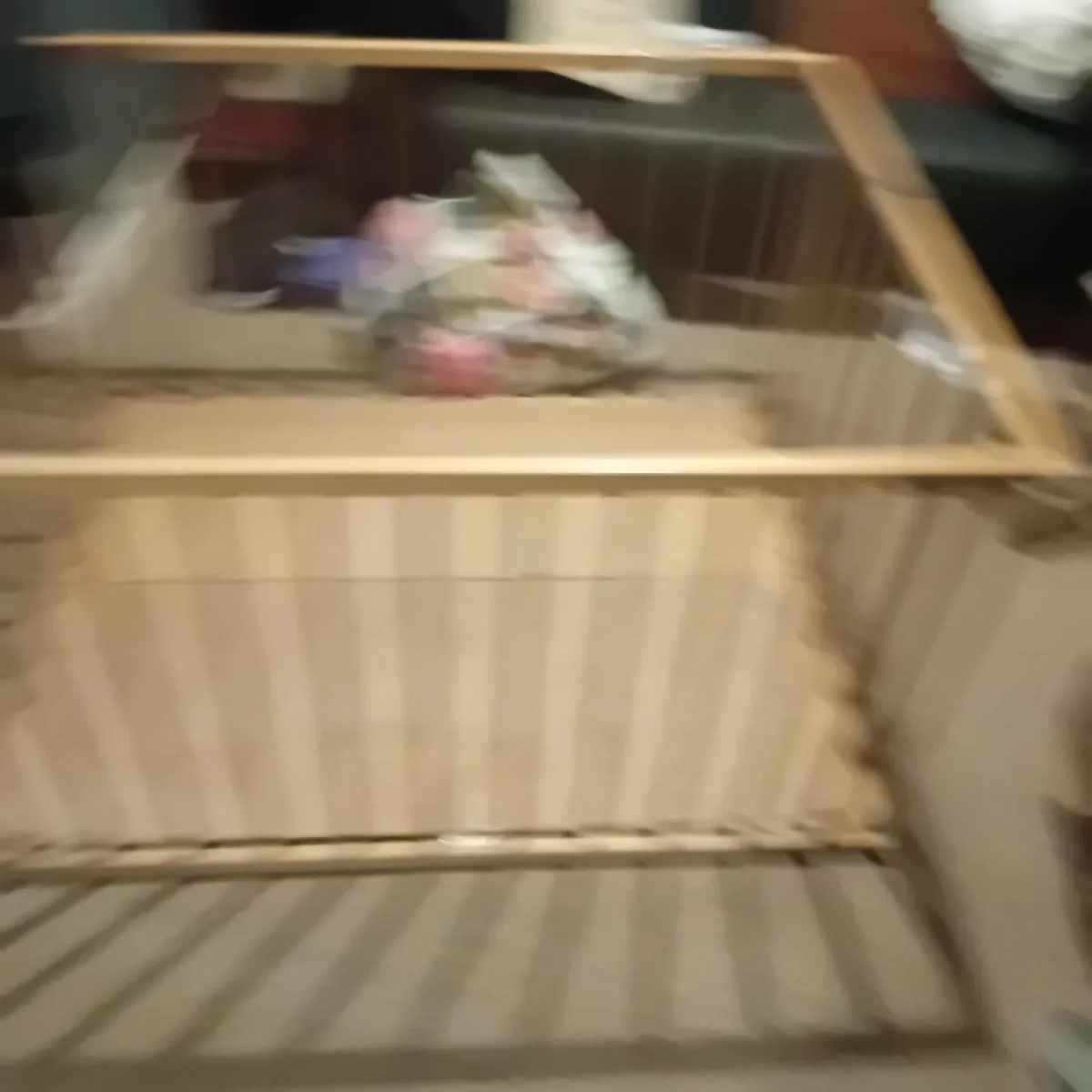 large wooden playpen - Image 1