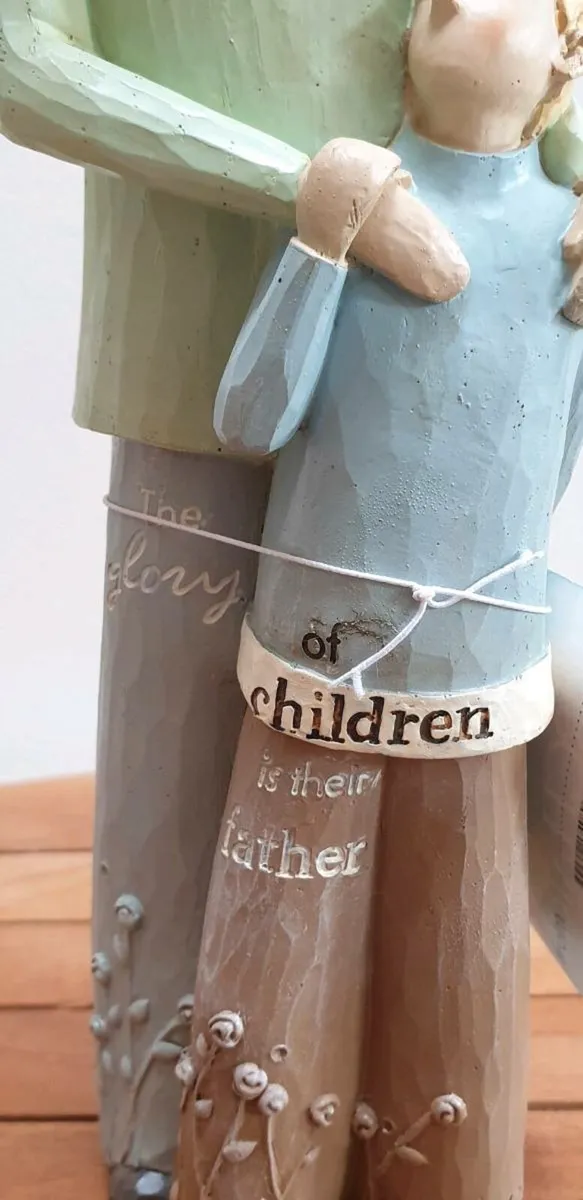 "Father & Child" Figurine - Image 3