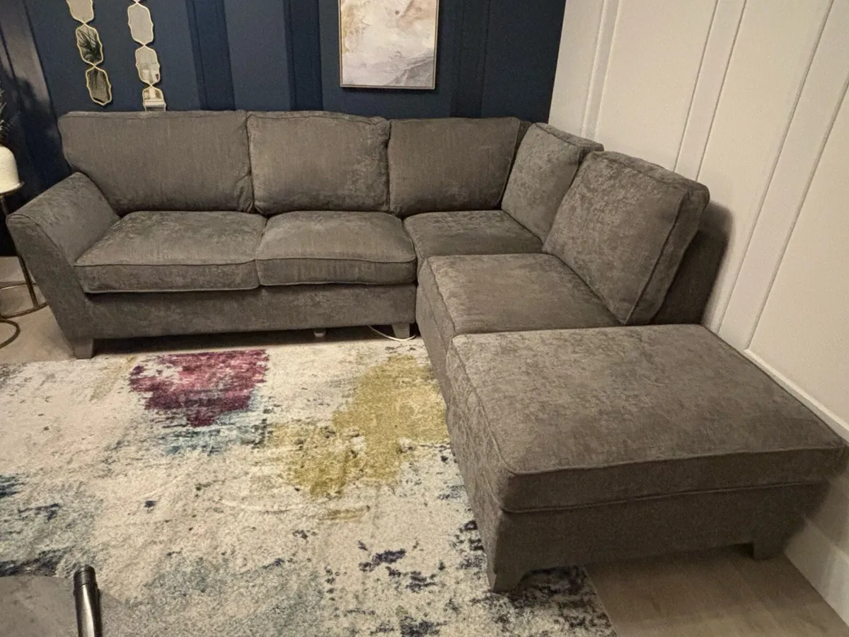 Corner Sofa - Grey - Image 2