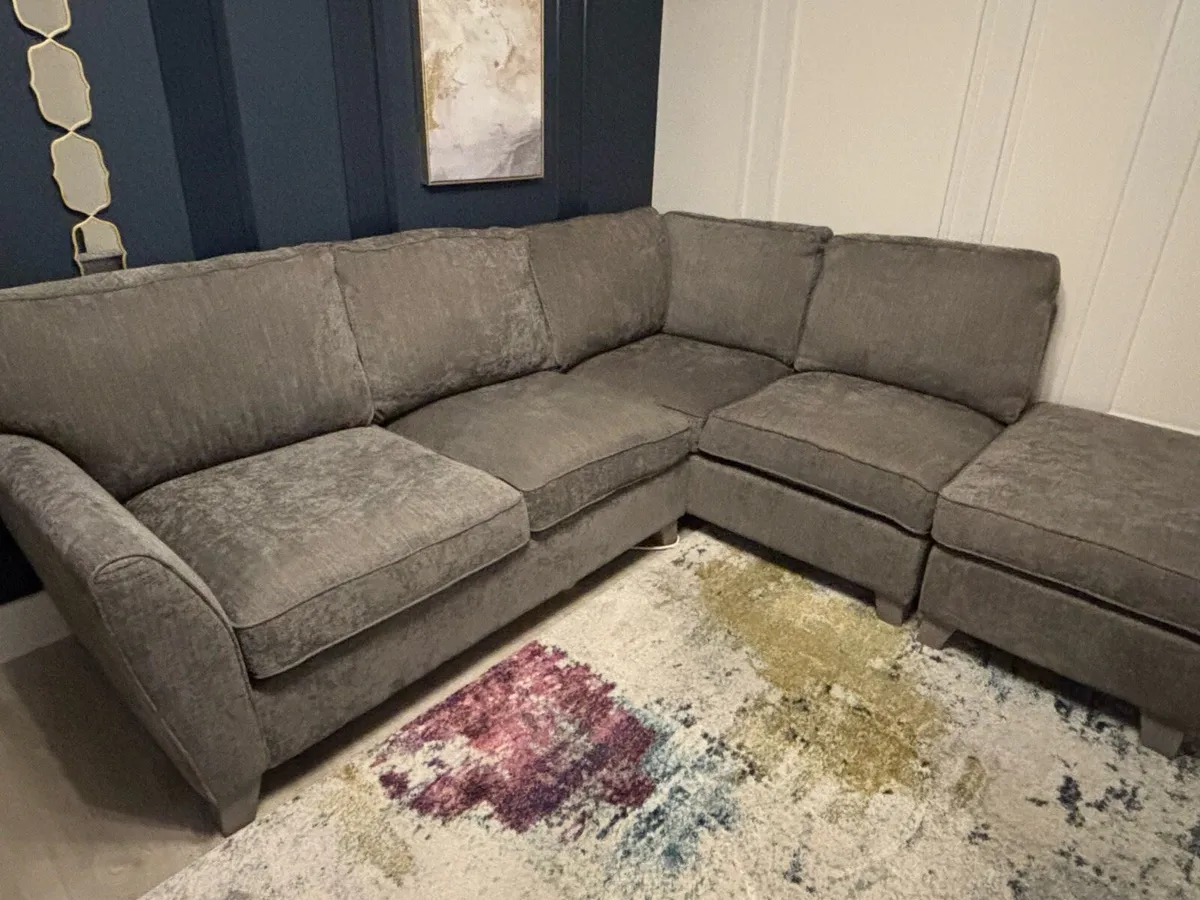 Corner Sofa - Grey - Image 4