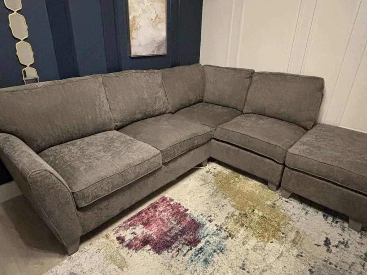 Corner Sofa - Grey - Image 3
