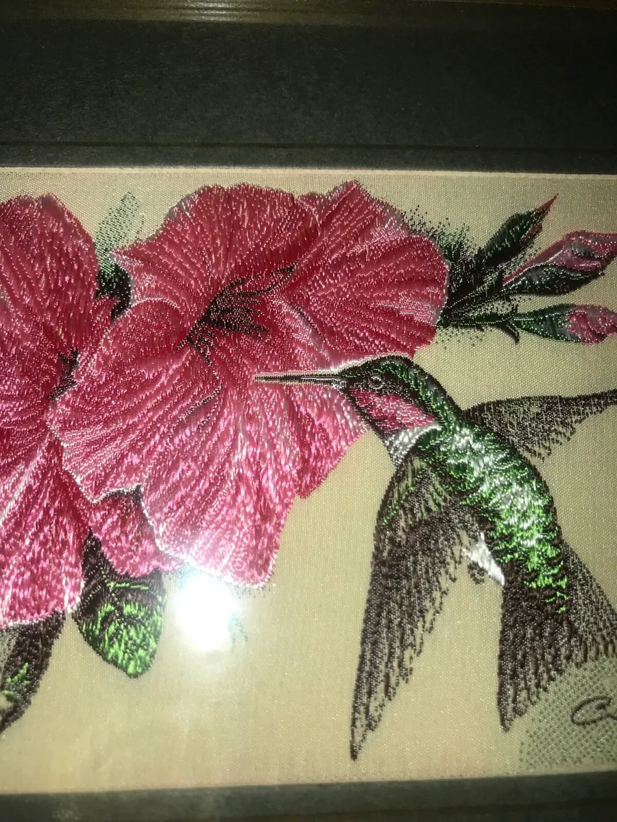 Cashs silk hand woven embroidery art - Image 2