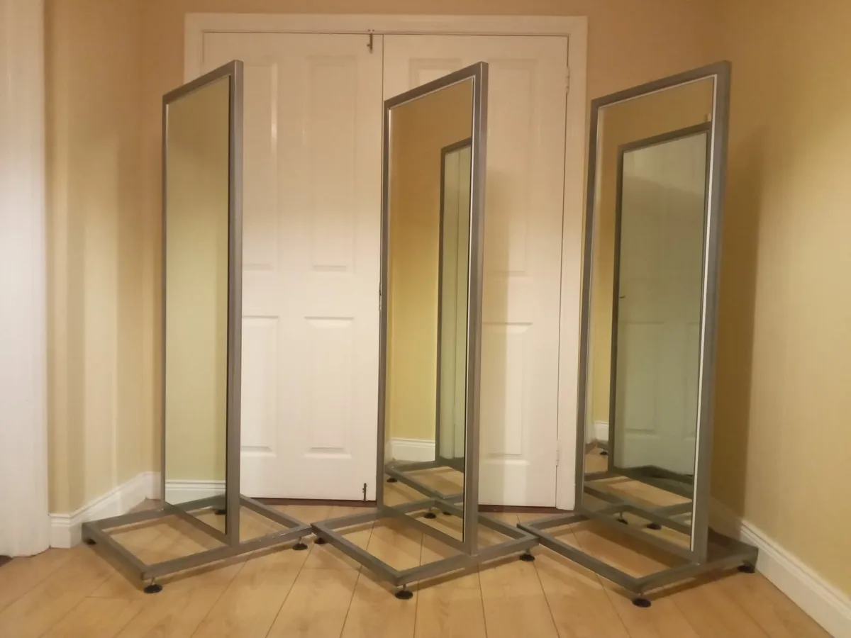 Delivery - 3 x Retail Mirrors Double Sided - Image 2