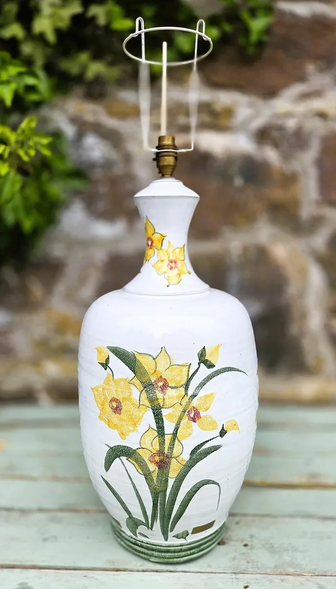 Large Vintage Lamp by Judy Greene - Image 1