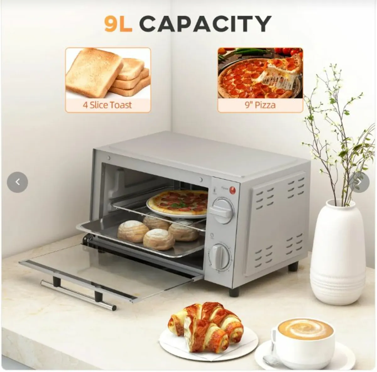 9L Countertop Electric Grill - Image 3