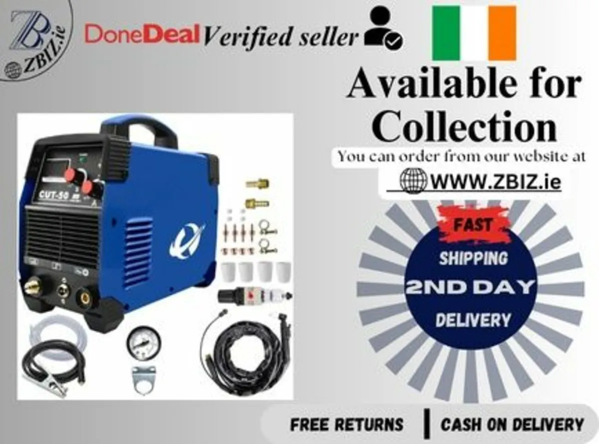 High-Performance Plasma Cutter: 50 Amp Power - Image 1