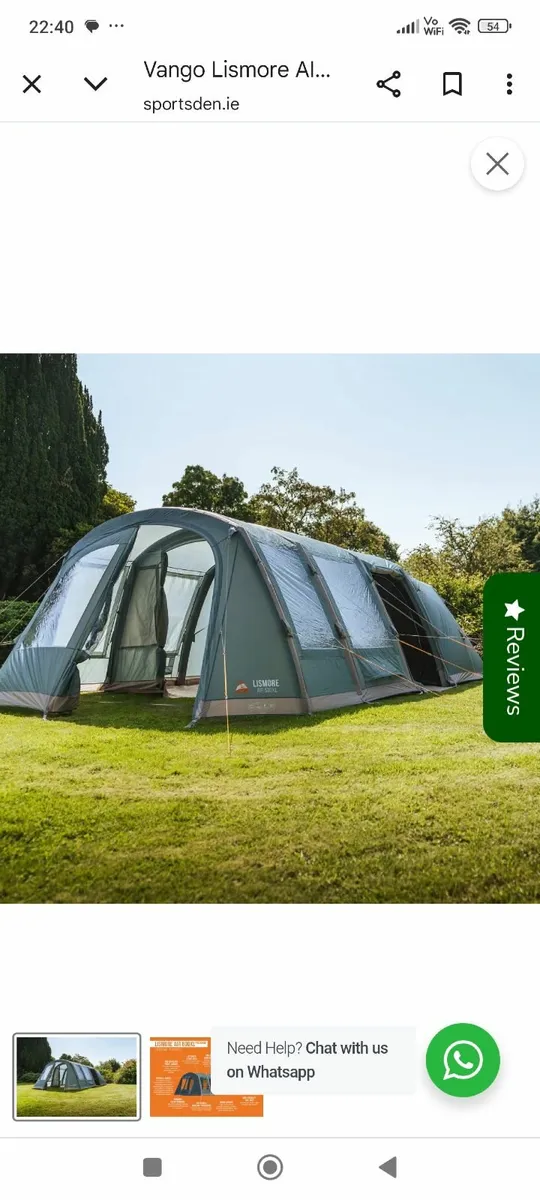 Vango  lismore 600xl AIR tent - Image 4