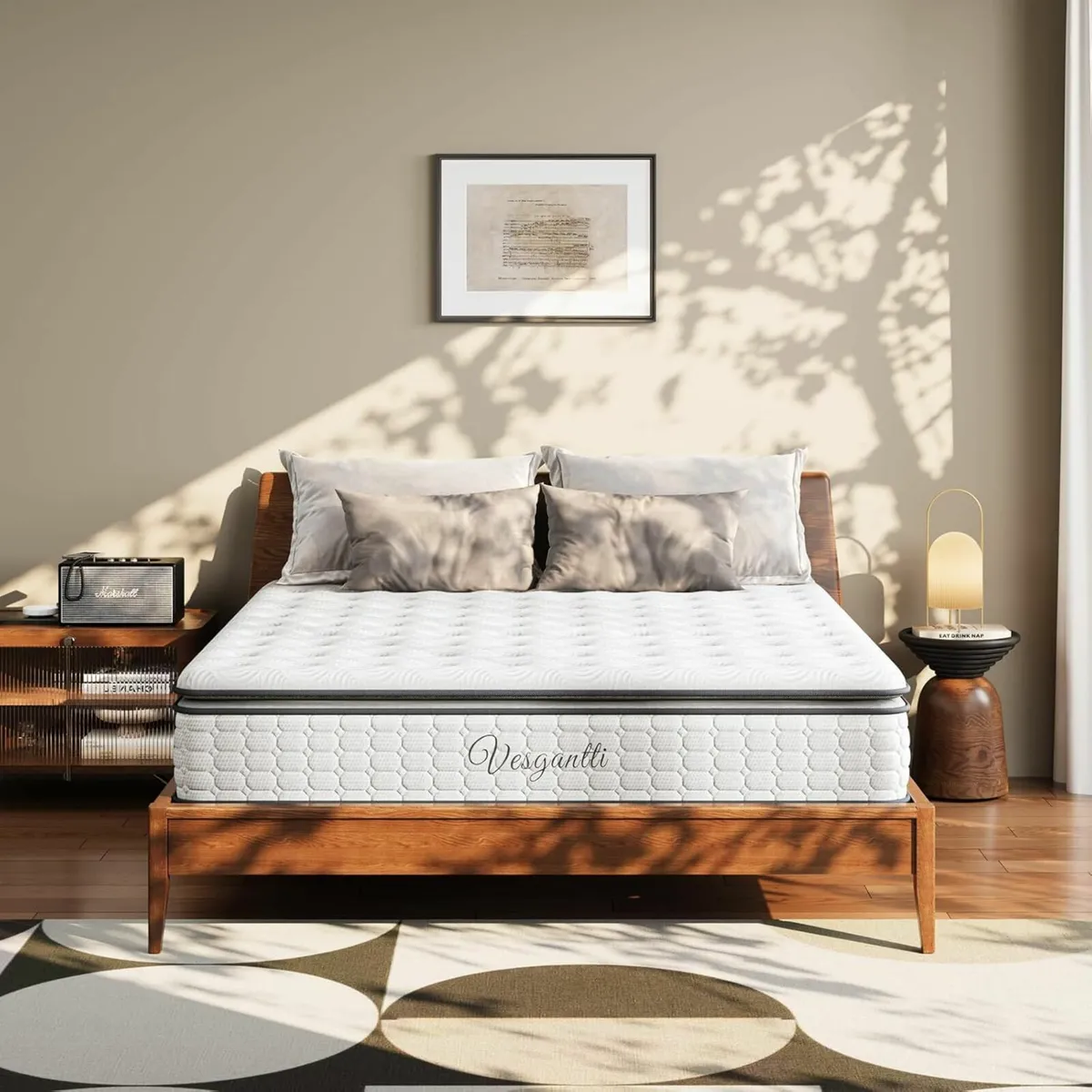 Single Mattress 90x200x27 cm Breathable Foam - Image 1