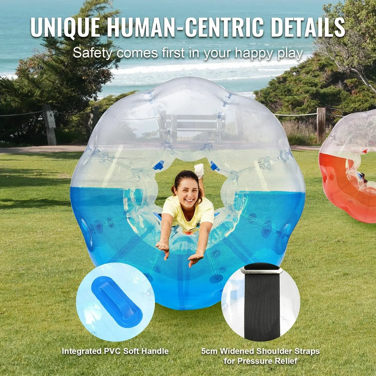 Inflatable Bumper Ball Set 2-Pack Human Collision - Image 4