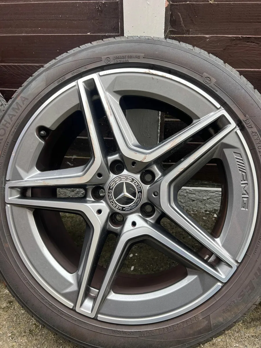 Genuine 2018+ Mercedes AMG A/CLA Class 18" wheels - Image 2
