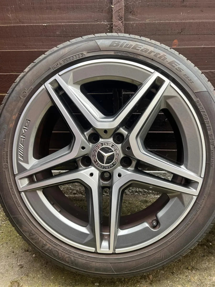Genuine 2018+ Mercedes AMG A/CLA Class 18" wheels - Image 3