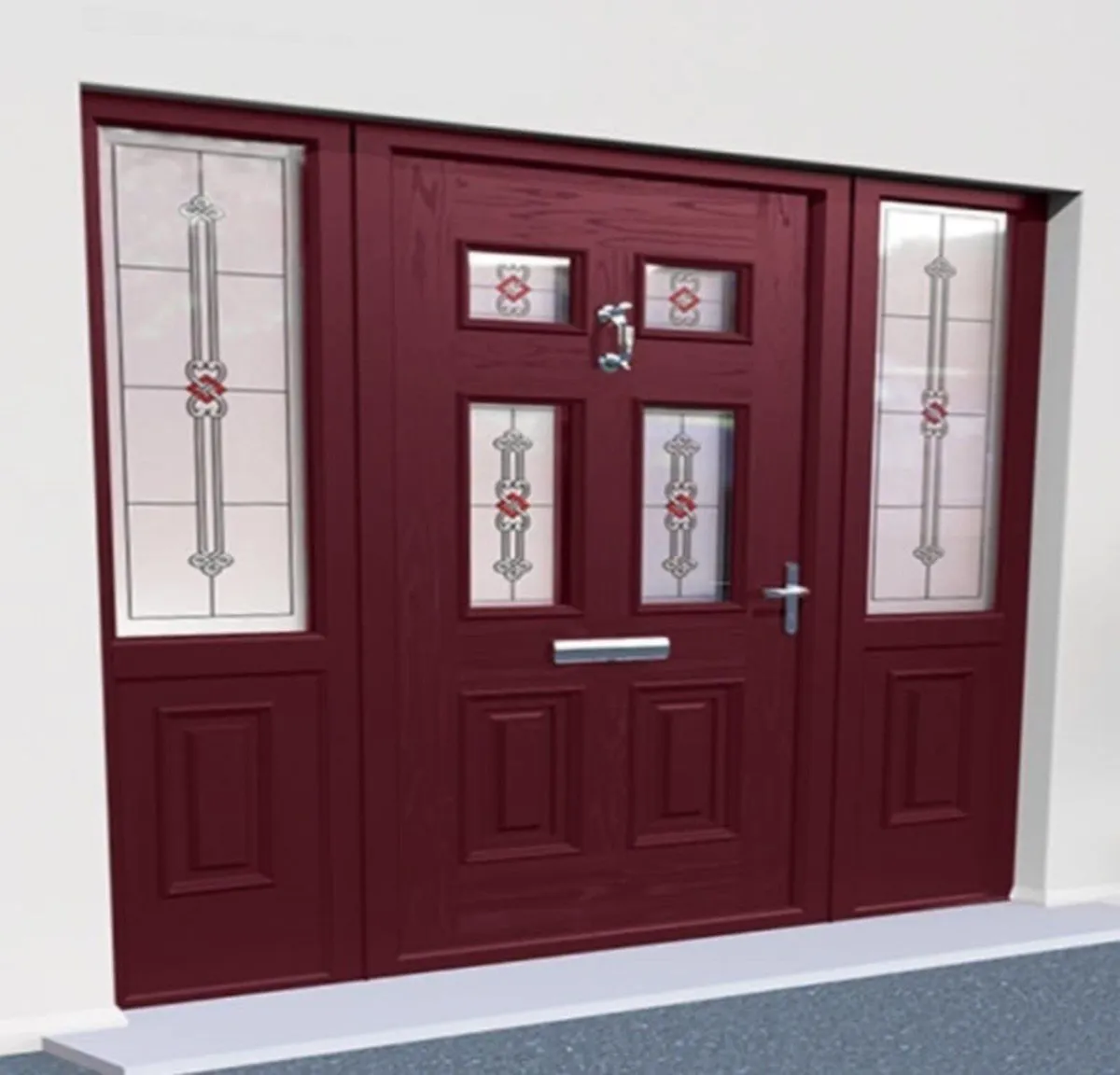 Aluminium composite Palladio door for sale - Image 3