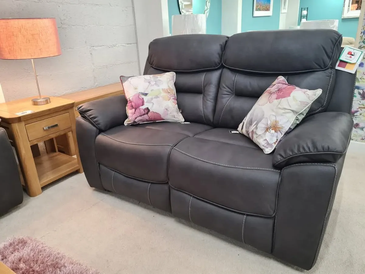 Leroy 2 seater recliner couch reduced