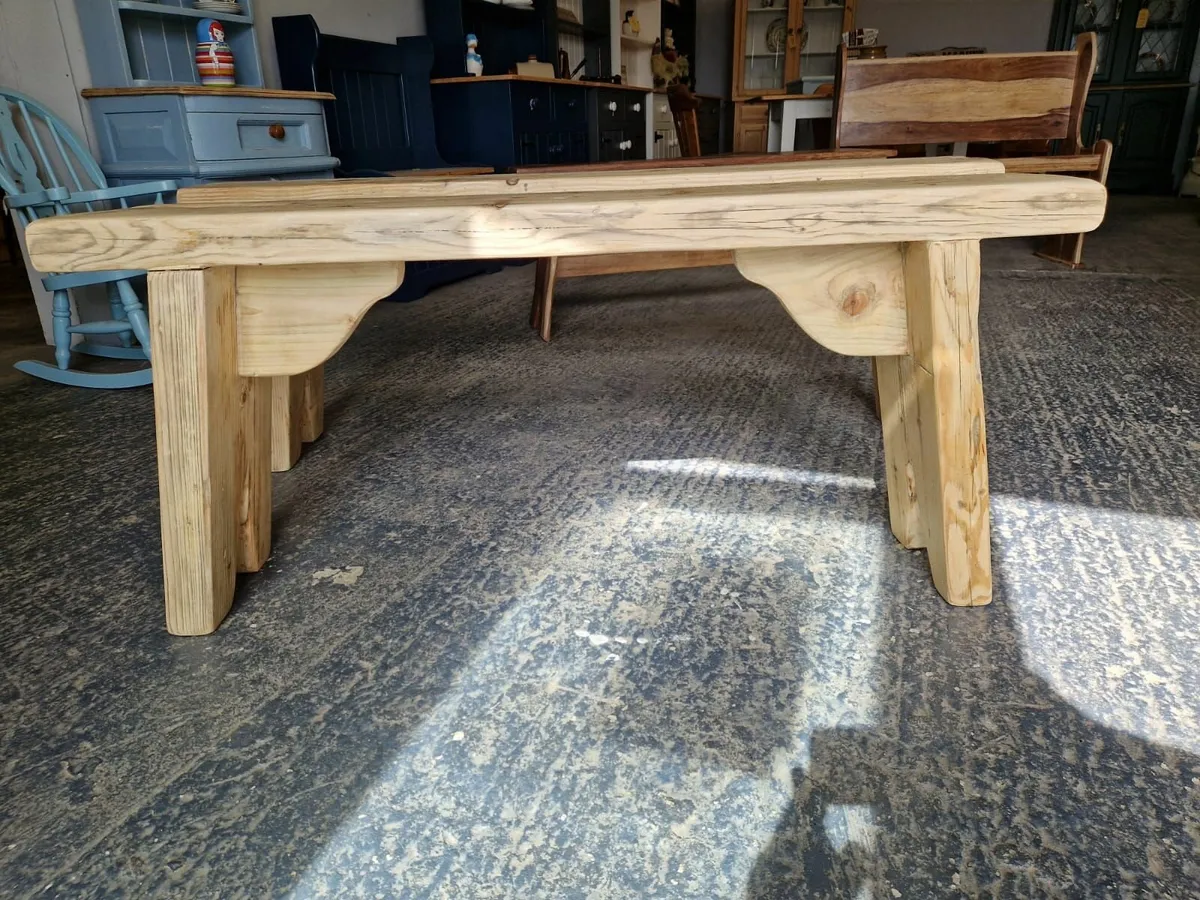 Reclaimed benchs,  pine workshop - Image 4